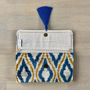 Mila∞Miro by Emelie - Ikat Clutch Bag Ponza: Without chain