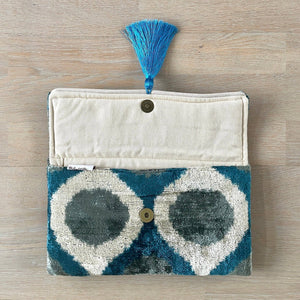 Mila∞Miro by Emelie - Ikat Clutch Bag Livorno: Without chain