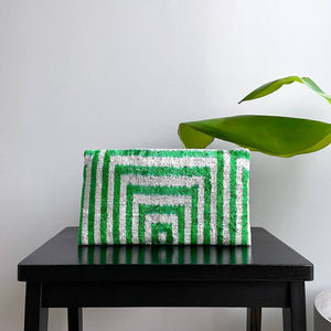 Mila∞Miro by Emelie - Ikat Clutch Bag Tuscany: Without chain