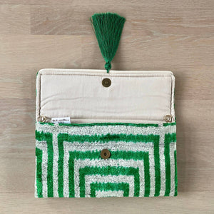 Mila∞Miro by Emelie - Ikat Clutch Bag Tuscany: Without chain