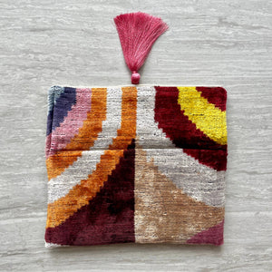 Mila∞Miro by Emelie - Ikat Clutch Bag Esterel: Without chain