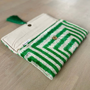Mila∞Miro by Emelie - Ikat Clutch Bag Tuscany: Without chain