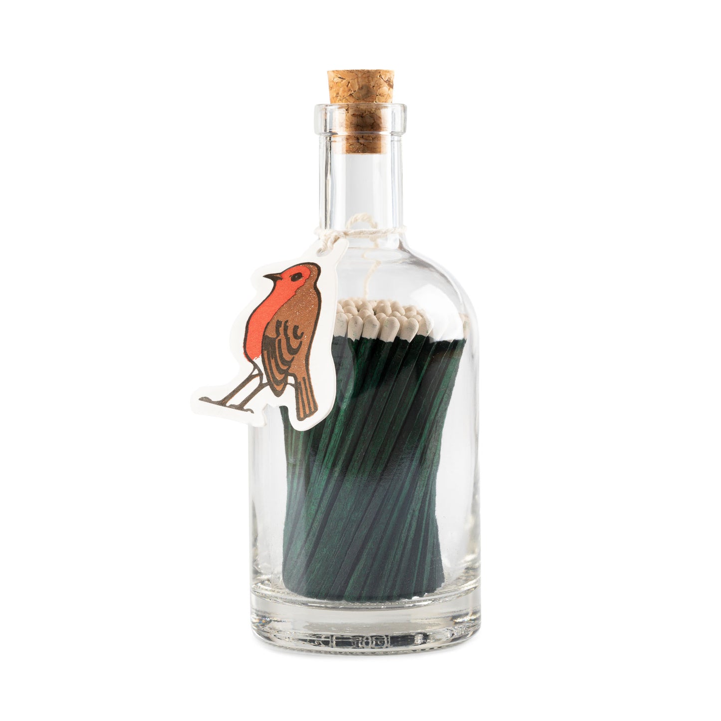 Robin Matches Bottle