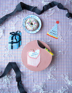 Isatopia - Heart Cake Birthday Collection - Die Cut Card