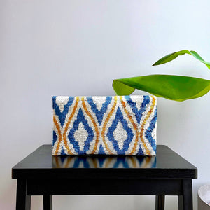 Mila∞Miro by Emelie - Ikat Clutch Bag Ponza: Without chain