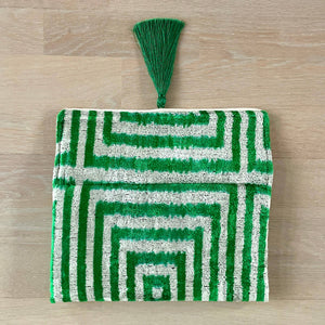 Mila∞Miro by Emelie - Ikat Clutch Bag Tuscany: Without chain