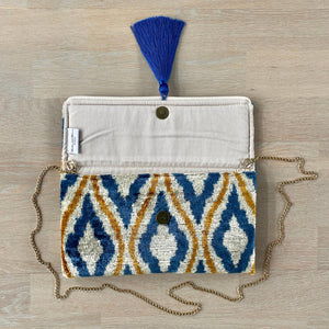 Mila∞Miro by Emelie - Ikat Clutch Bag Ponza: Without chain