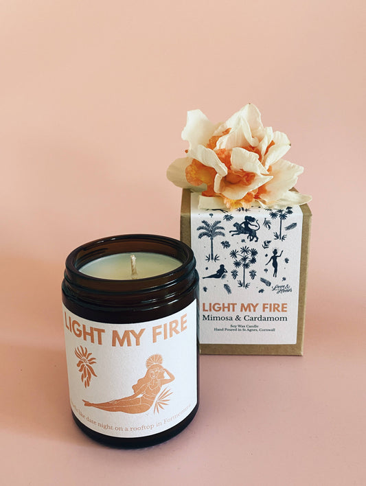 Les Boujies - Light My Fire - Midi 180ml vegan soy wax candle