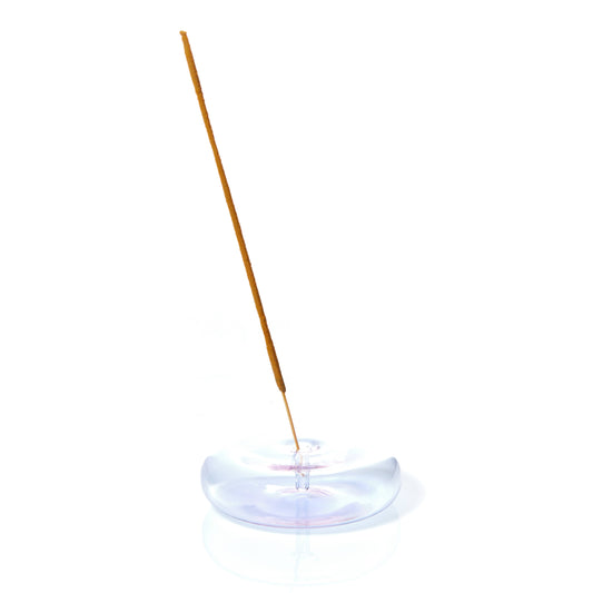 MÆGEN - Dimple - Hand Blown Glass Incense Holder Lavender